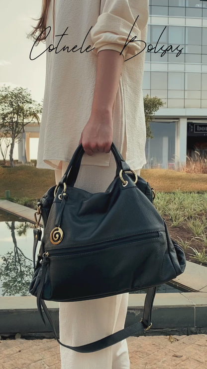 Bolsa Dani | Em couro legítimo premium
