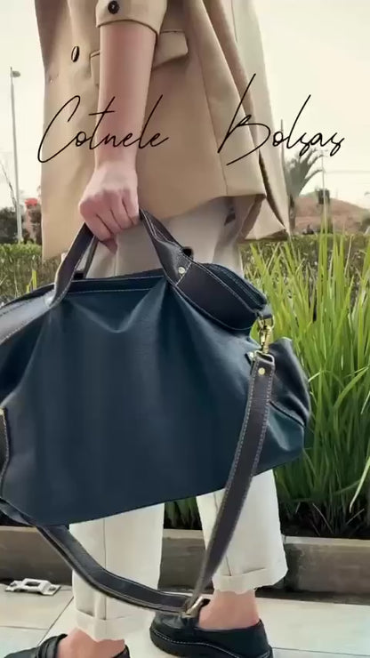 Bolsa Eveline | Em couro legítimo premium