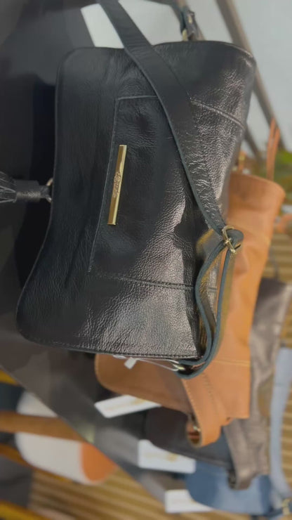 Bolsa Bárbara | Em couro legítimo premium