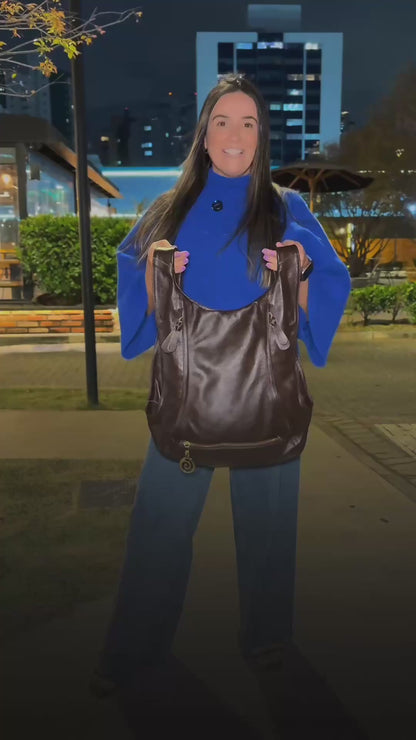Mochila Lola | Em couro legítimo premium
