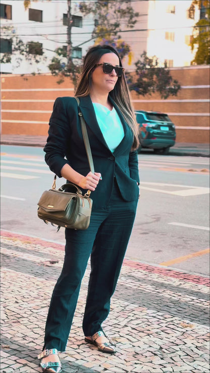 Bolsa Helena | Em couro legítimo premium