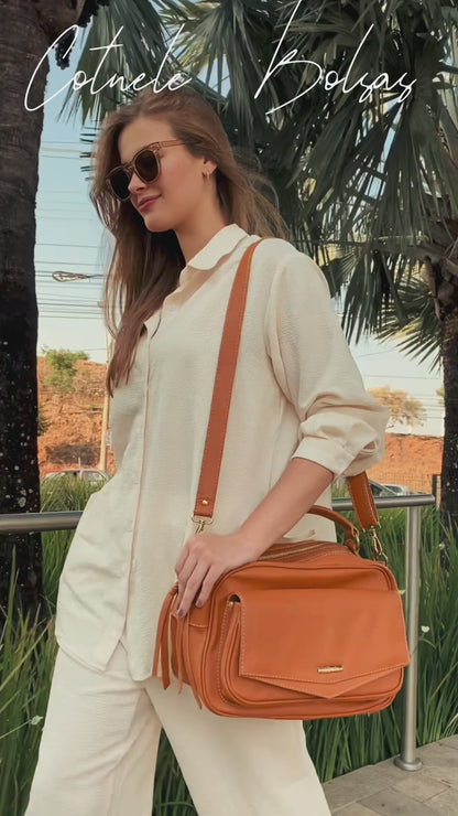 Bolsa Helena | Em couro legítimo premium