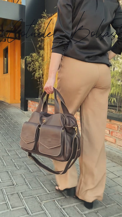 Bolsa Eva | Em couro legítimo premium