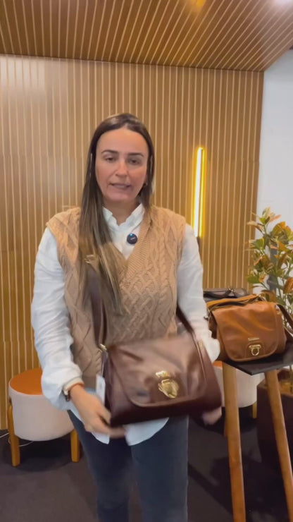 Bolsa Anne | Em couro legítimo premium